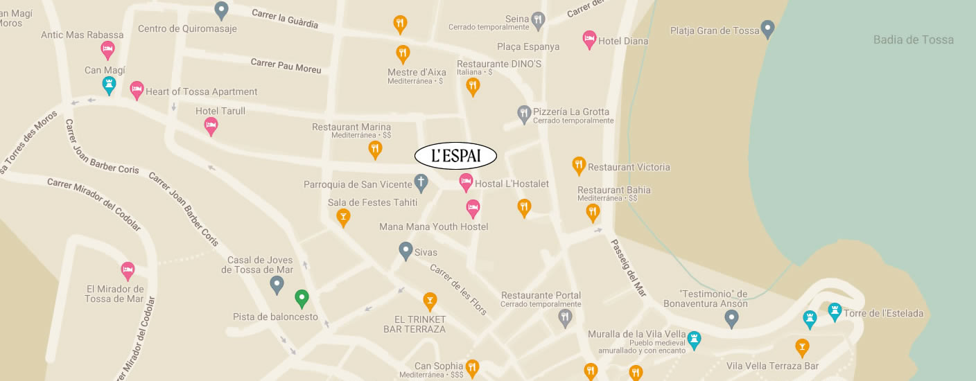 Mapa como llegar a Lespai