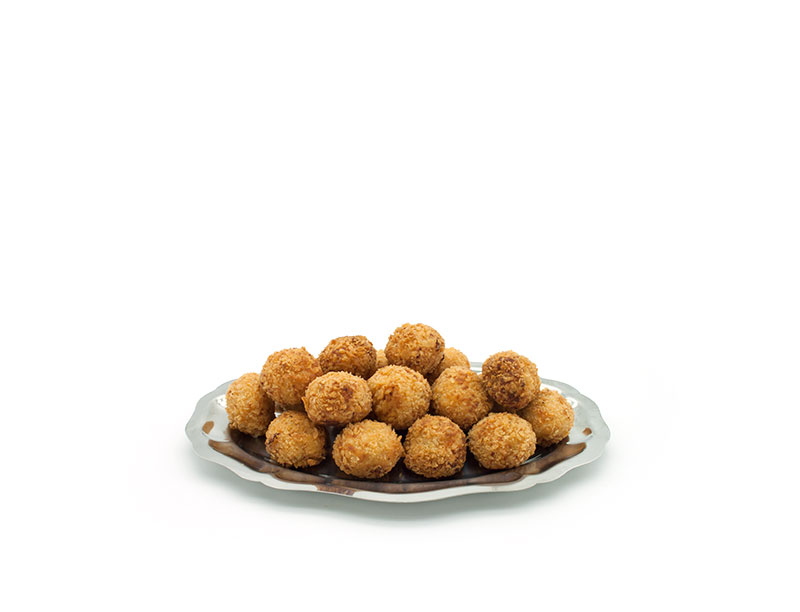 Plato Croquetes de gambes al ajillo