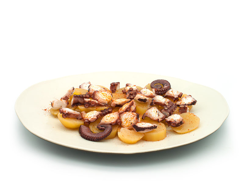 Plato Pop a la gallega