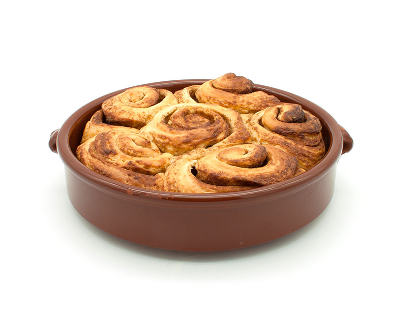 Plato Rotllets de crema catalana